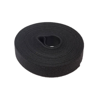 Стяжки на липучке ширина 15мм, рулон 3,0м, черные