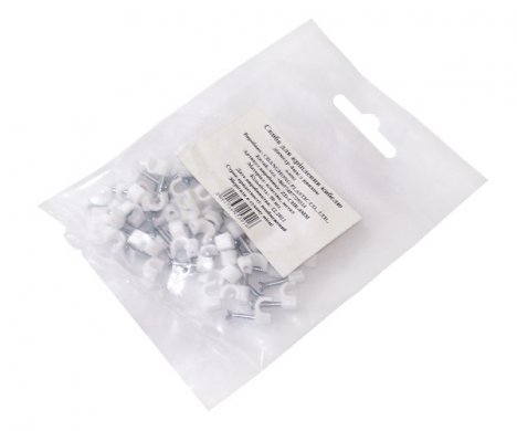 Скоба 3мм (200шт.) Біла України