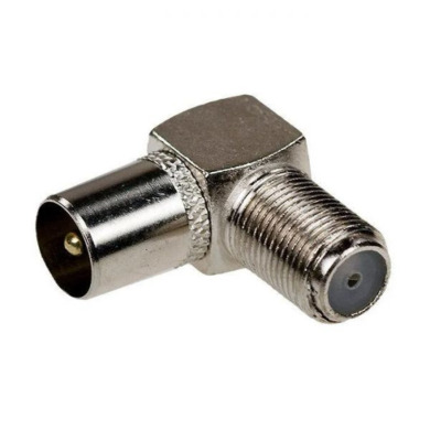 Кутовий штекер телевізійний