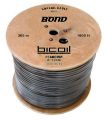 Коаксиальний кабель BiCoil F660BVM BOND CCS 1.02 мм 75 Ом 305м