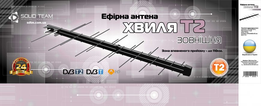 Зовнішня антена Хвиля 