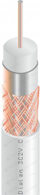 Коаксиальный кабель Dialan 3С2V Cu 0.50 мм 75 Ом 100 м
