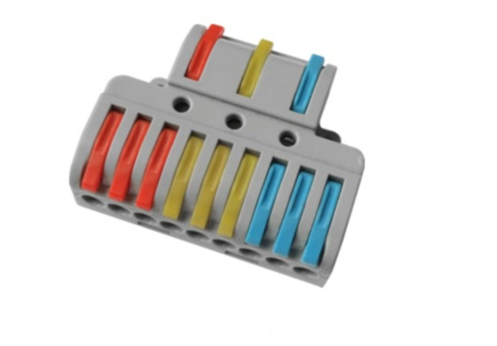 Клема з’єднувальна унів. двостороння 3/9 отвори