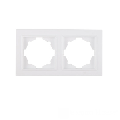 Рамка двойная Enzo Белый
