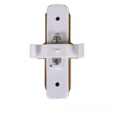 Конектор для трекового світильника прямий білий