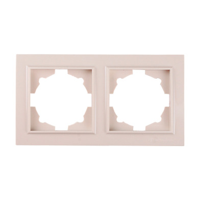 Рамка двойная Enzo Латте