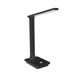 LED світильник настільний Чорний 10 Вт 2700К/4100К/6500К 700 Лм з бездротовою зарядкою