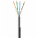 Витая пара UTP+М Cat.5E 4PR Cu (350МГц) PE Outdoor 305м Dialan	