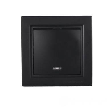 Вимикач із підсвічуванням Графіт