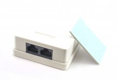 Ritar 2-порт. RJ-45, кат.5e UTP Розетка 