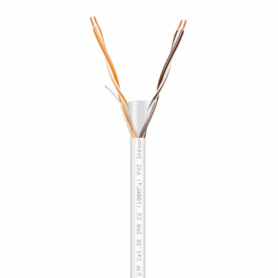 Вита пара UTP Cat.5E 2PR CU (100МГц) PVC Indoor 100 м Dialan
