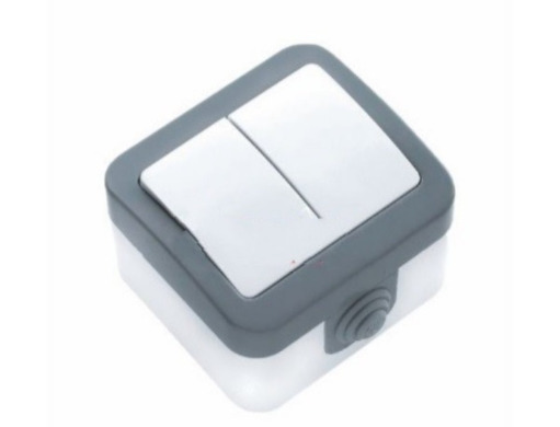 Выключатель одноклавишный влагозащищенный Baysal (10)