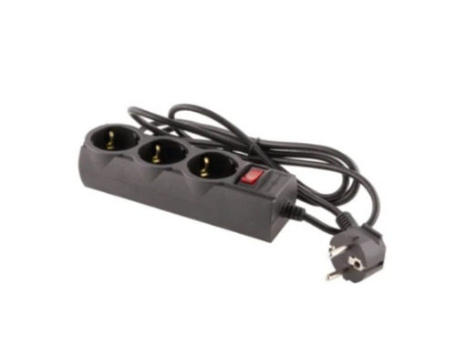 Сетевой фильтр LP-X3, 2 м Black