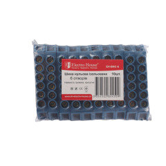 Шина нульова ізольована 6 отворів