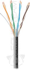 Вита пара ДКЗ UTP Cat.5Е 4PR Cu 0.48 мм PE Outdoor 305 м. (З дротом)