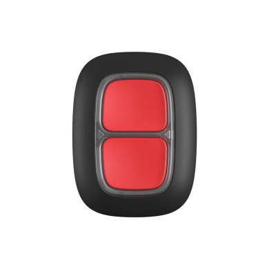 Беспроводная экстренная кнопка Ajax Doublebutton черная