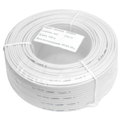 Силовий кабель ШВВП 2х0.75 ТУ 100м