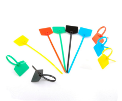 Стяжки нейлон з маркером 3х100mm білі