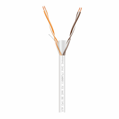 Вита пара UTP Cat.5E 2PR CU (100МГц) PVC Indoor 305 м Dialan
