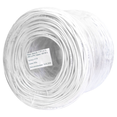 Вита пара UTP Cat.5E 2PR CU (100МГц) PVC Indoor 305 м Dialan