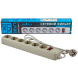 Фильтр-удлинитель сетевой LogicPower LP-X6, 6 розеток, серый, 1,8 м