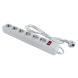 Фильтр-удлинитель сетевой LogicPower LP-X6, 6 розеток, серый, 1,8 м