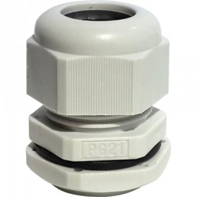 Кабельный ввод PG 21 серый