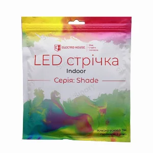LED стрічка 5Вт 12 В 2835 60 діодів 110Лм/Вт холодний білий 6500К (серія Shade), гарантія 2 роки