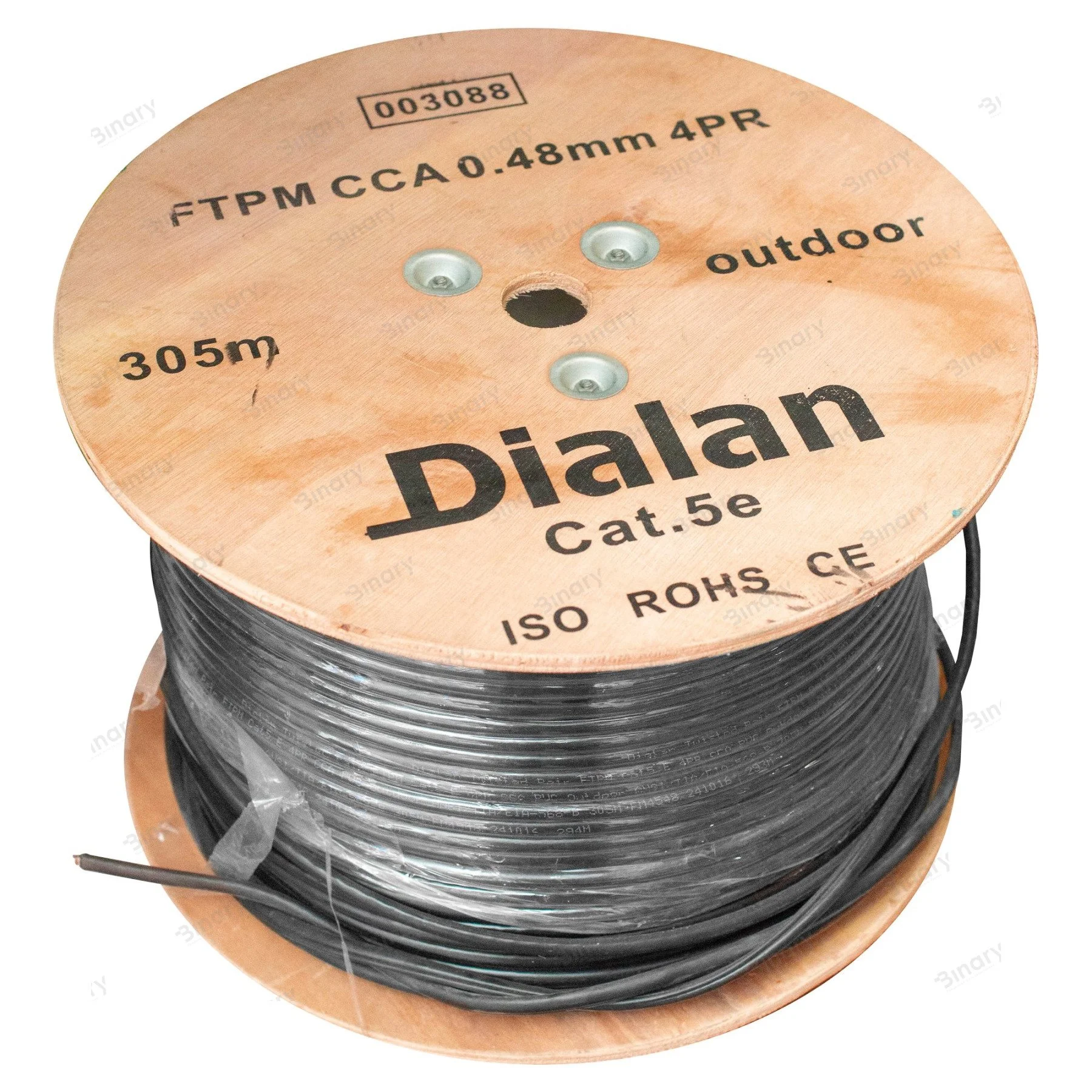 Вита пара Dialan FTP + M Cat.5Е 4PR CCA 0.48 мм PVC Outdoor 305 м Dialan 003088 — фото 2