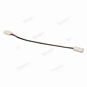 Конектор 8мм 2 затискача-провід 2pin, 15 см