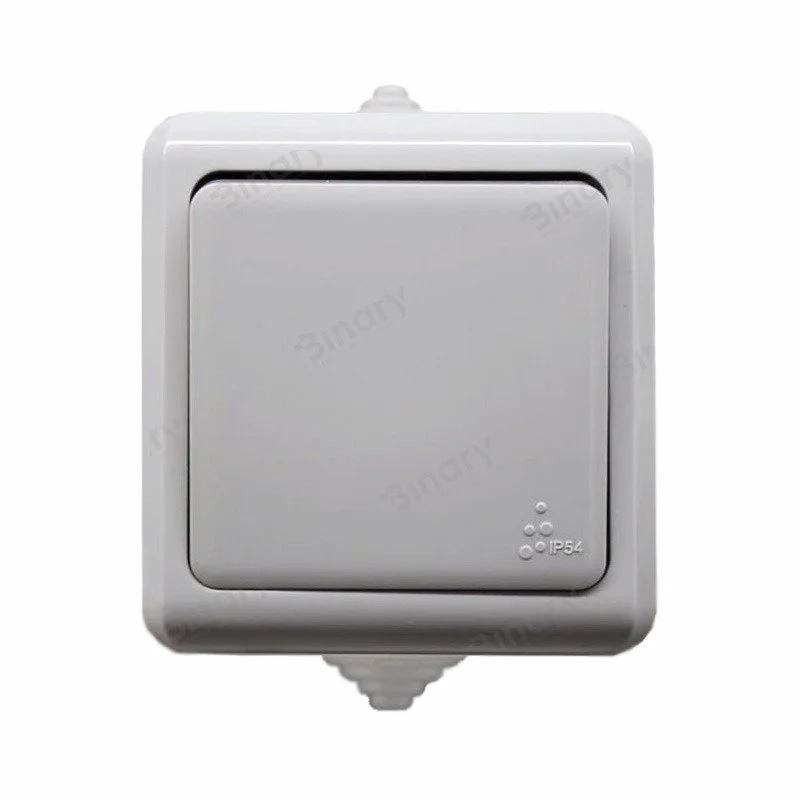Вимикач IP54 Сірий