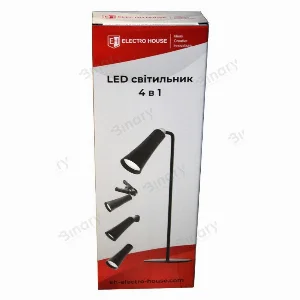 LED світильник 4 в 1 Графіт ElectroHouse EH-LMT-07G — фото 4