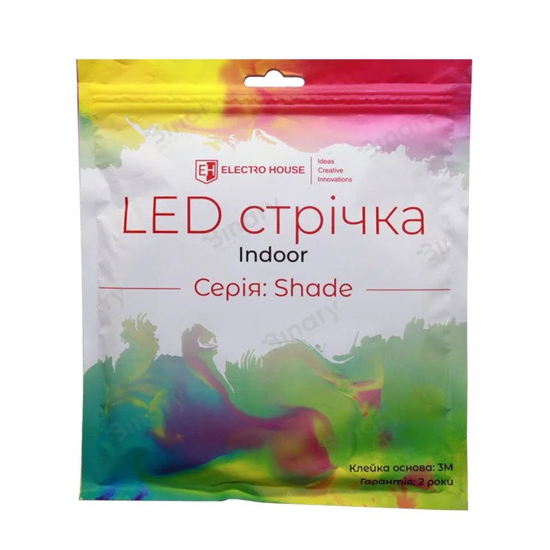 LED стрічка 12Вт 12В SMD5050 60 діодів RGB серія Shade, гарантія 2 роки