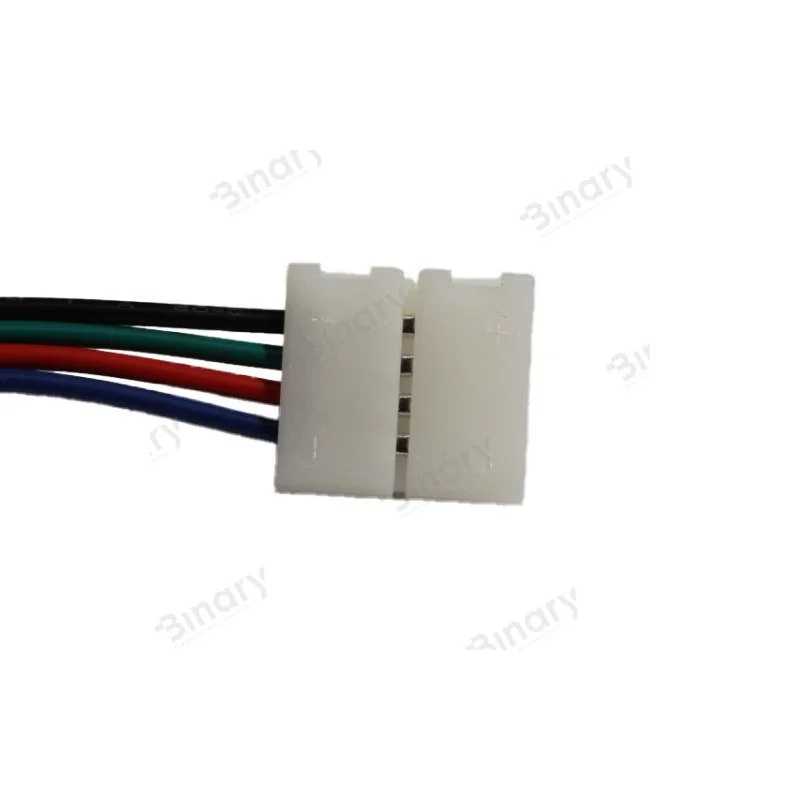 Connector  10mm clamp-wire 4pin (RGB)