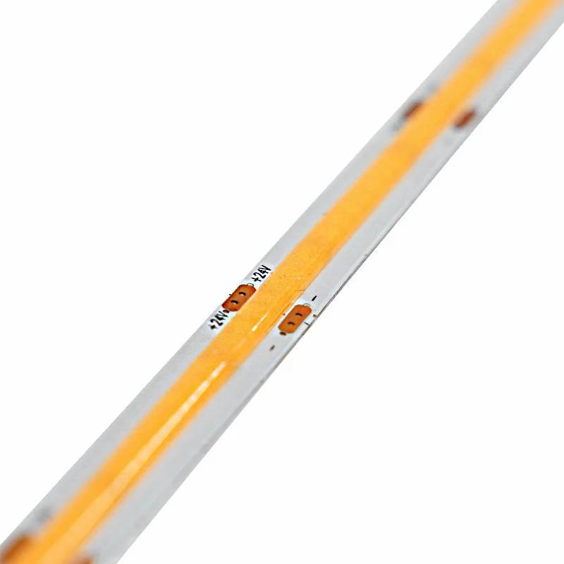 LED стрічка 10Вт 24В COB 320 діодів 100Лм/Вт теплий білий 3000K, серія COB, гарантія 3 роки ElectroHouse EH-STR4COB — фото 2
