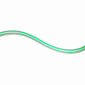 LED неонова стрічка 10Вт 12В 6х12 мм SMD2835 120 діодів 120Лм/Вт зелений, серія Neon, гарантія 3 роки