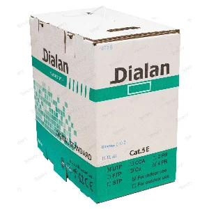 Витая пара UTP Cat.5E 4PR CU (100 МГц) PVC Indoor 305м Dialan