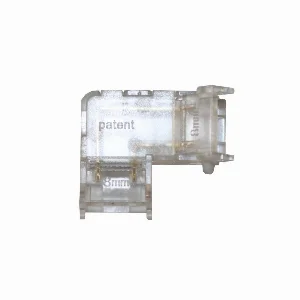 Конектор L-подібний для світлодіодної стрічки 220 В   IP44
