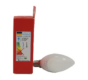 LED лампа С37 5Вт E14 4100К 450 Лм 165-265 В ElectroHouse EH-LMP-C514N — фото 1