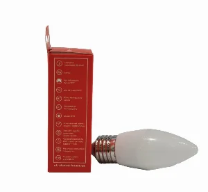 LED  лампа С37  5Вт E27  4100К 450 Лм  165-265 В