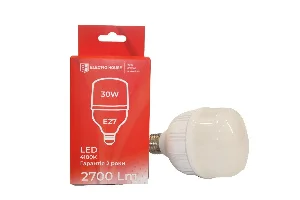 LED лампа T80 30Вт E27  4100К 2700 Лм  165-265 В