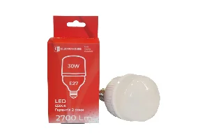 LED лампа   T80 30Вт E27  6500К 2700 Лм  165-265 В