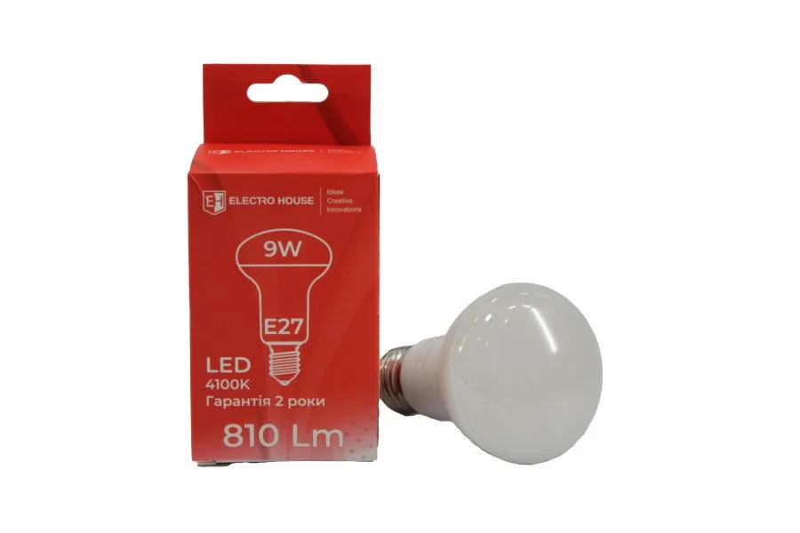 LED лампа R63 9Вт E27 4100К 810 Лм 165-265 В ElectroHouse EH-LMP-R9N — фото 3