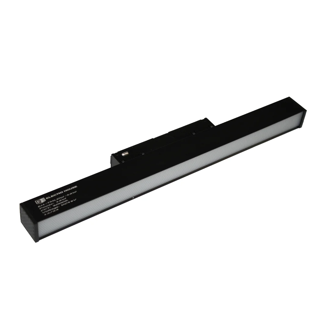 LED светильник трековый магнитный Magnetic Light с рассеивателем 12Вт 3000K 1020 Лм, черный ElectroHouse EH-TMLDW-12W — фото 3