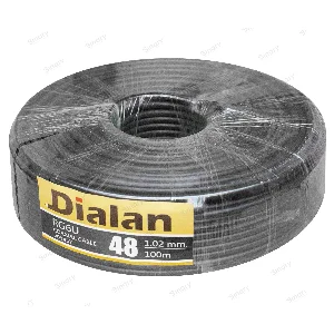 RG6U 48W CCS 1,02 мм (черный) 75 Ом 100 м Dialan Dialan 003457 — фото 1