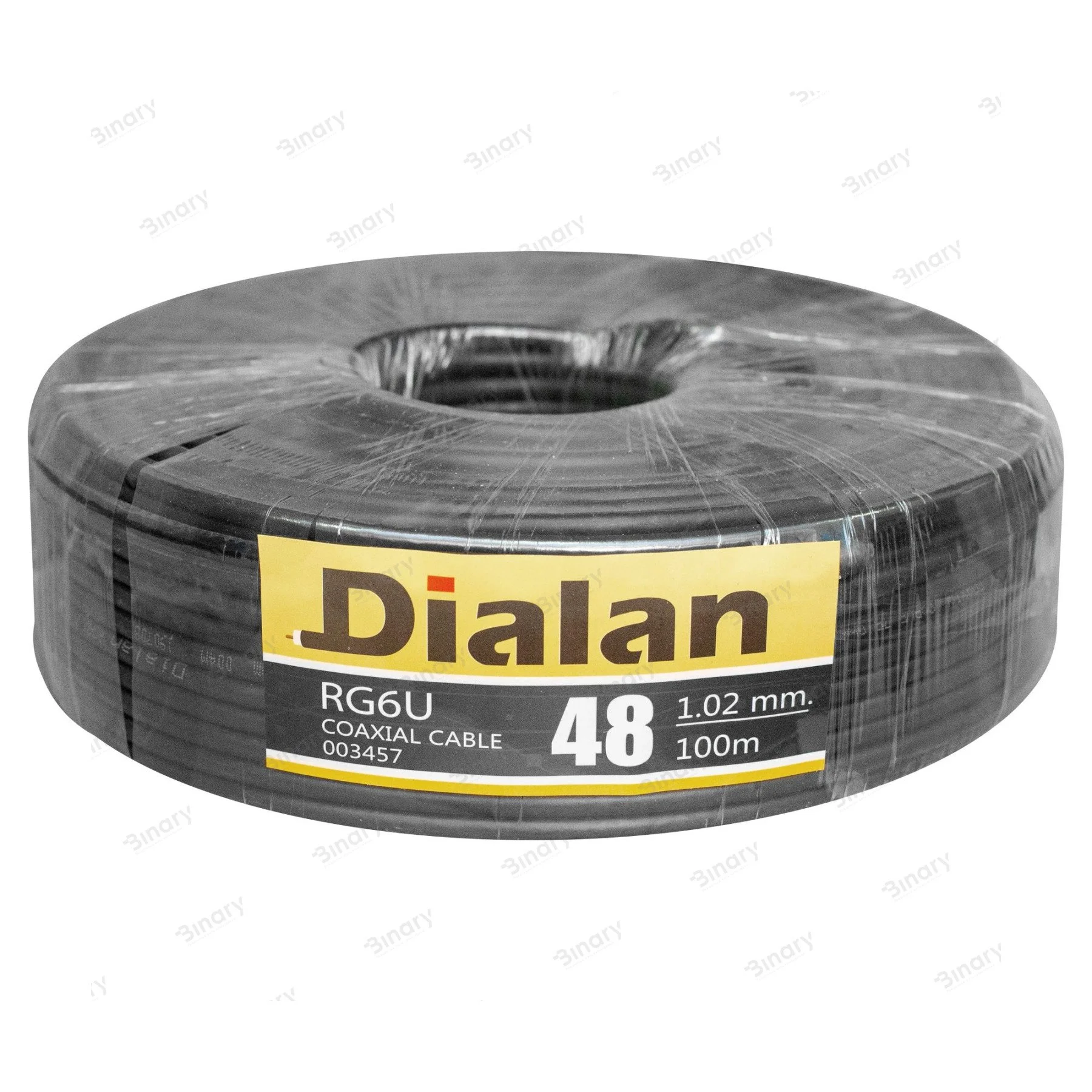 RG6U 48W CCS 1,02 мм (черный) 75 Ом 100 м Dialan Dialan 003457 — фото 4