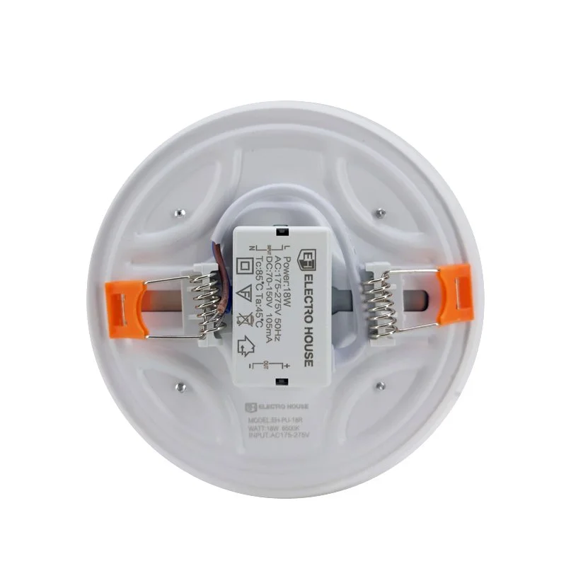 LED панель універсальна кругла Ø120 мм 18Вт, нейтральний білий 4000К, 1500 Лм