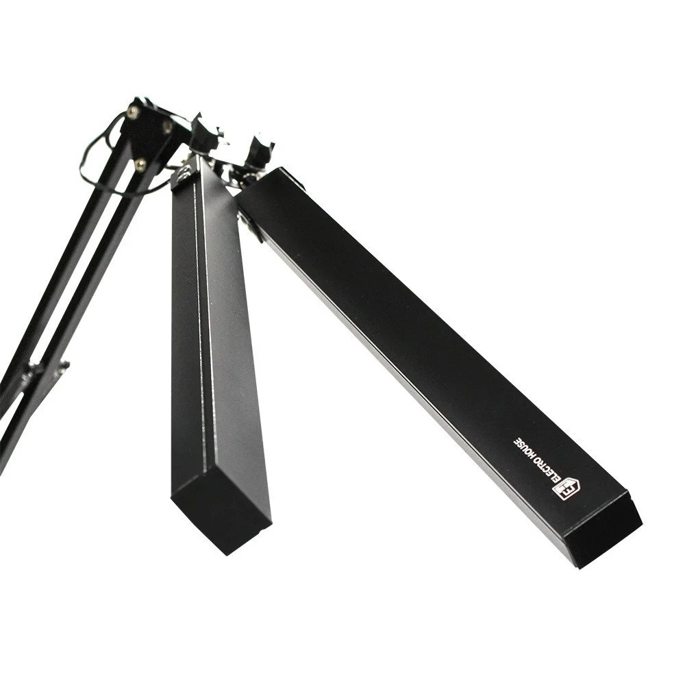 LED світильник на струбцині FocusPro 15 Вт , чорний ElectroHouse EH-LMT-15B — фото 3