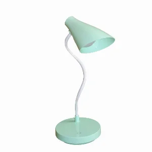 LED світильник настільний акумуляторний конусний, блакитний ElectroHouse EH-071CYAN — фото 3