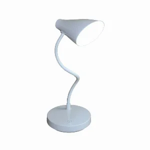 LED світильник настільний акумуляторний конусний, білий ElectroHouse EH-071W — фото 1